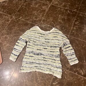 Free People Tweed Style Sweater Sz S
